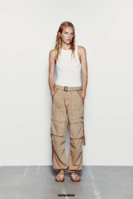 Zara vêtements P66V270 femmes body dos nu blanc