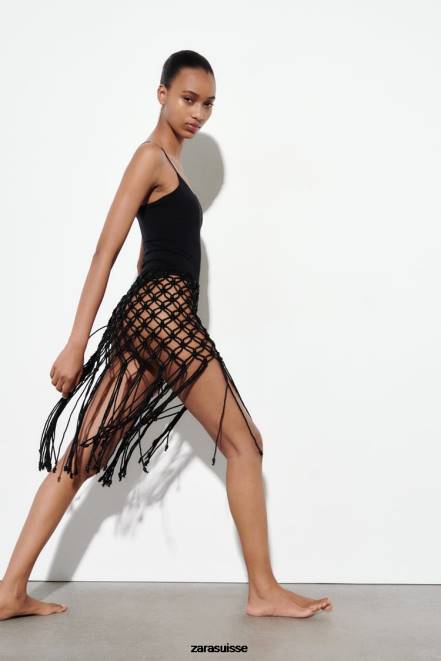 Zara vêtements P66V283 femmes body à bretelles noir