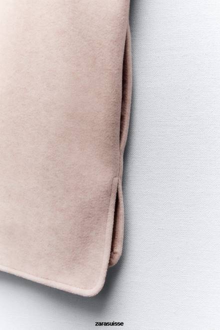 Zara vêtements P66V13 femmes surchemise douce rose