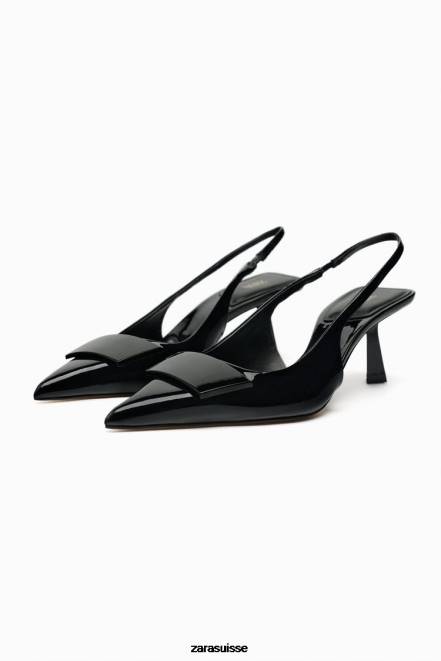Zara chaussure P66V735 femmes chaussures à talons noir