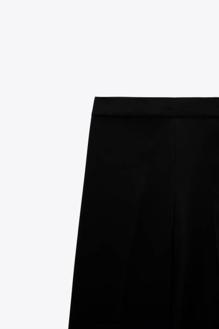 Zara vêtements P66V896 femmes pantalon long fluide noir