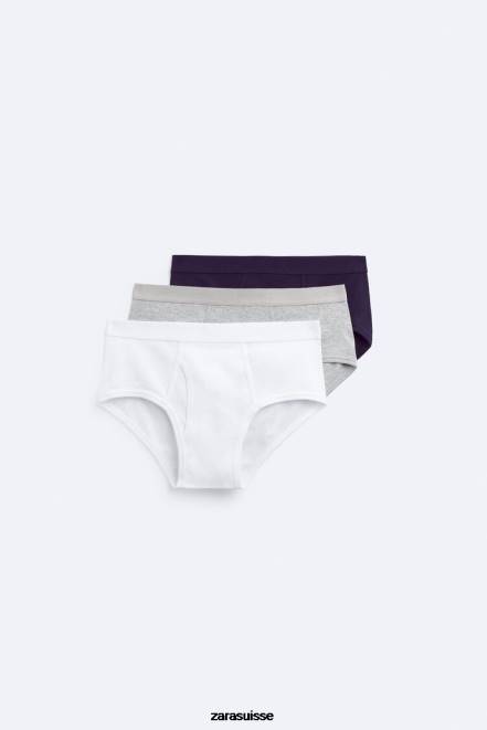 Zara accessoires P66V1433 Hommes Lot de 3 slips combinés divers