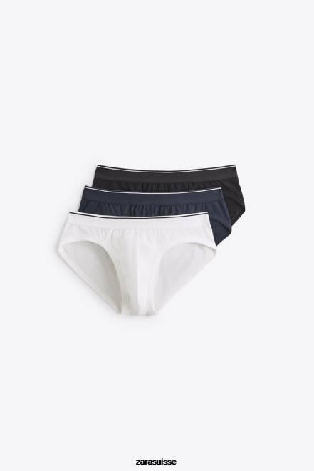 Zara accessoires P66V1434 Hommes Lot de 3 slips combinés divers
