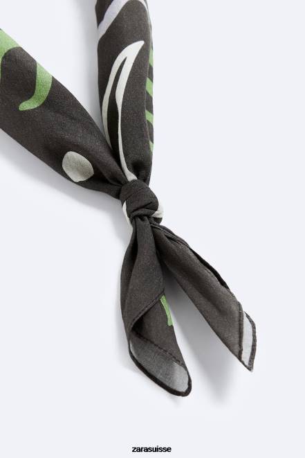 Zara accessoires P66V1400 Hommes bandana à imprimé floral multicolore