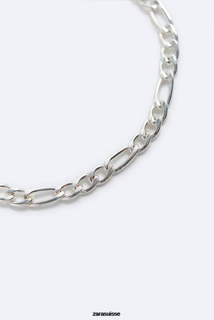 Zara accessoires P66V1489 Hommes bracelet lié argent