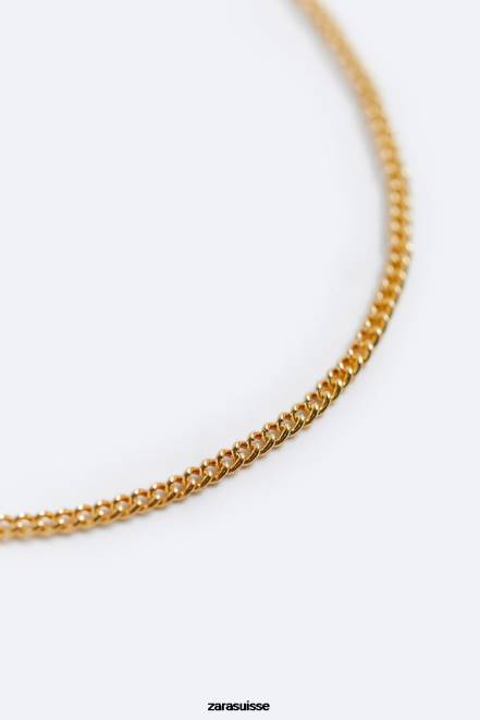 Zara accessoires P66V1490 Hommes bracelet à maillons en métal or