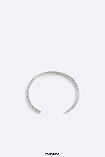 Zara accessoires P66V1492 Hommes bracelet rigide argent