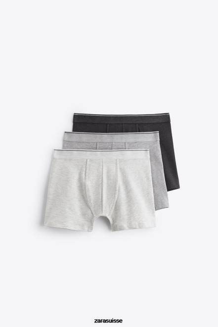 Zara accessoires P66V1422 Hommes Pack de 3 boxers basiques divers