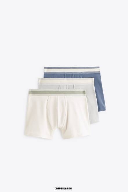 Zara accessoires P66V1423 Hommes Pack de 3 boxers basiques divers