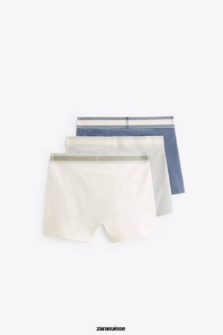 Zara accessoires P66V1423 Hommes Pack de 3 boxers basiques divers
