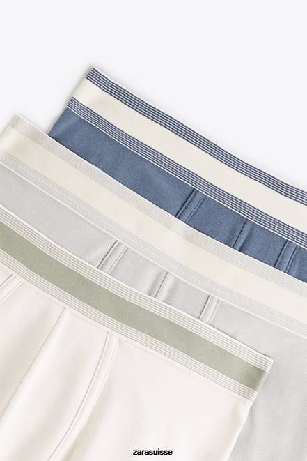 Zara accessoires P66V1423 Hommes Pack de 3 boxers basiques divers