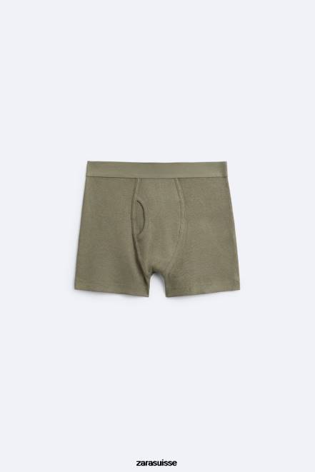 Zara accessoires P66V1425 Hommes Lot de 3 boxers texturés divers