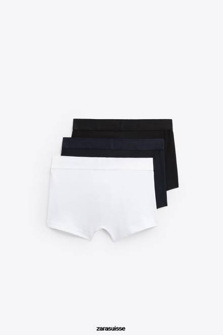 Zara accessoires P66V1426 Hommes Pack de 3 boxers basiques divers