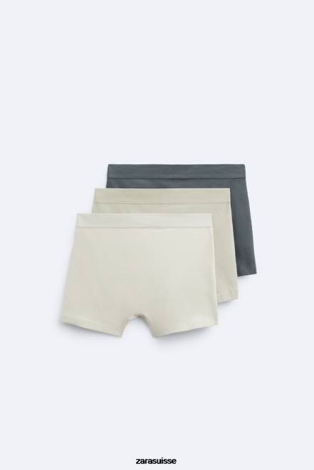 Zara accessoires P66V1428 Hommes Lot de 3 boxers souples divers