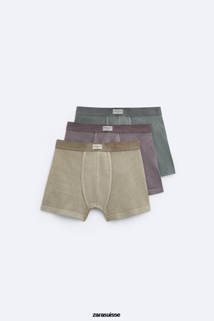 Zara accessoires P66V1429 Hommes Lot de 3 boxers combinés divers
