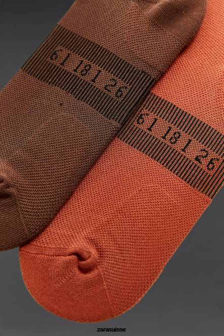 Zara accessoires P66V1412 Hommes chaussettes d'entraînement kaki