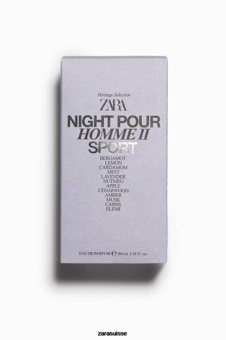 Zara accessoires P66V1382 Hommes night pour homme ii sport 100 ml original