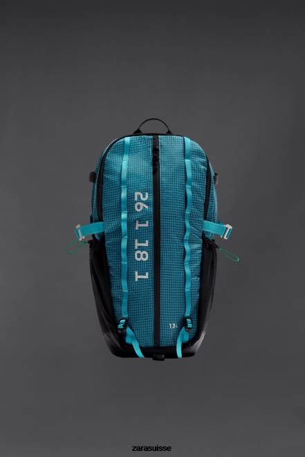 Zara accessoires P66V1280 Hommes sac à dos technique bleu