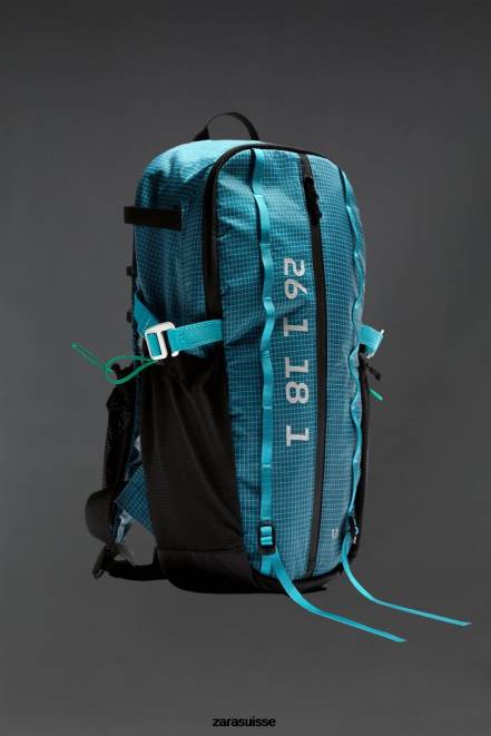 Zara accessoires P66V1280 Hommes sac à dos technique bleu