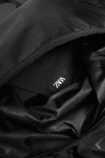 Zara accessoires P66V1282 Hommes sac à dos technique noir