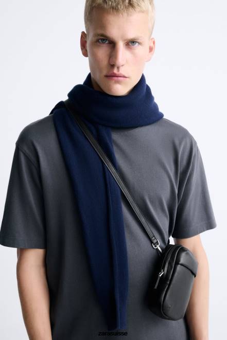 Zara accessoires P66V1309 Hommes pochette souple pour téléphone noir