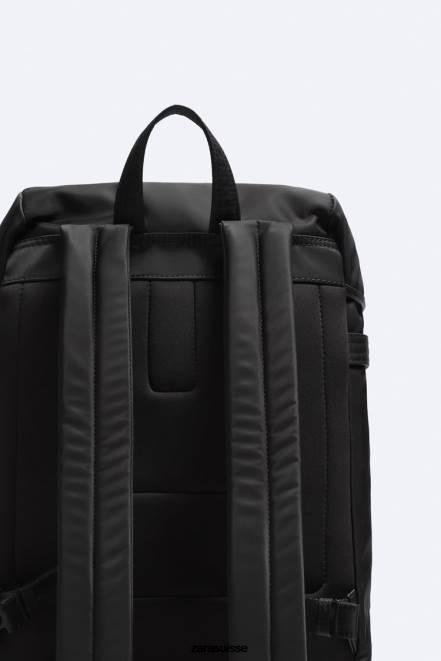 Zara accessoires P66V1319 Hommes sac à dos en nylon noir