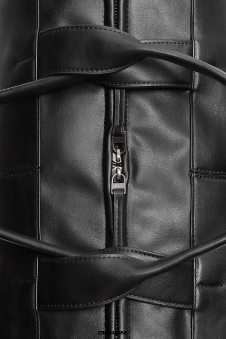 Zara accessoires P66V1327 Hommes sac de sport souple noir