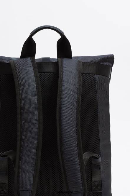 Zara accessoires P66V1348 Hommes sac à dos à rabat bleu