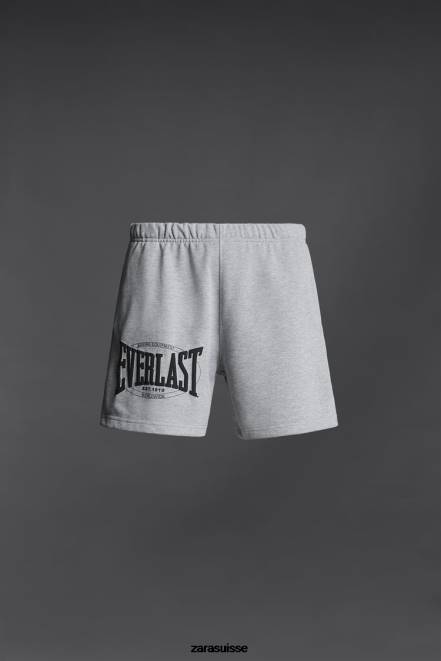 Zara vêtements P66V1235 Hommes short de jogging éternel marnes grises