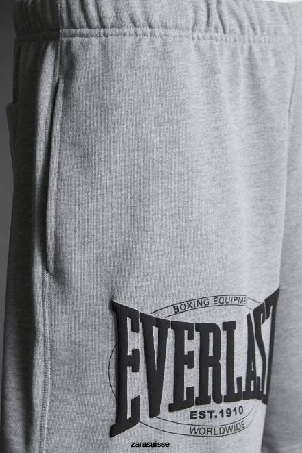 Zara vêtements P66V1235 Hommes short de jogging éternel marnes grises