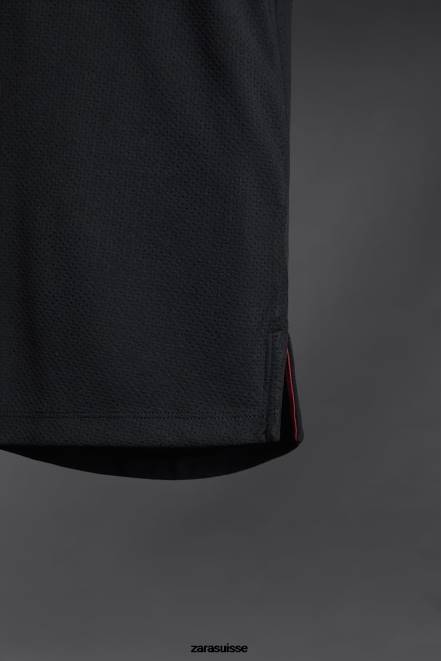 Zara vêtements P66V1197 Hommes débardeur éternel noir