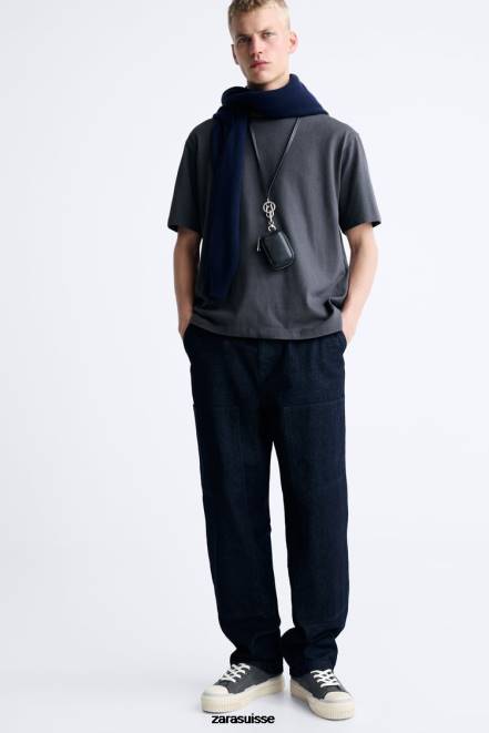 Zara chaussure P66V1255 Hommes baskets montantes à semelle épaisse multicolore