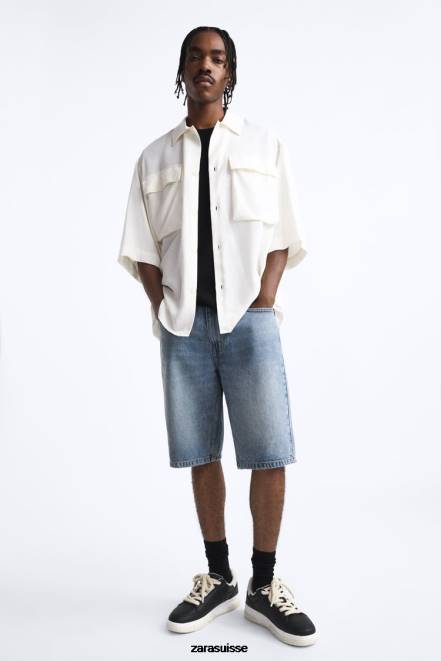 Zara chaussure P66V1265 Hommes grosses baskets noir