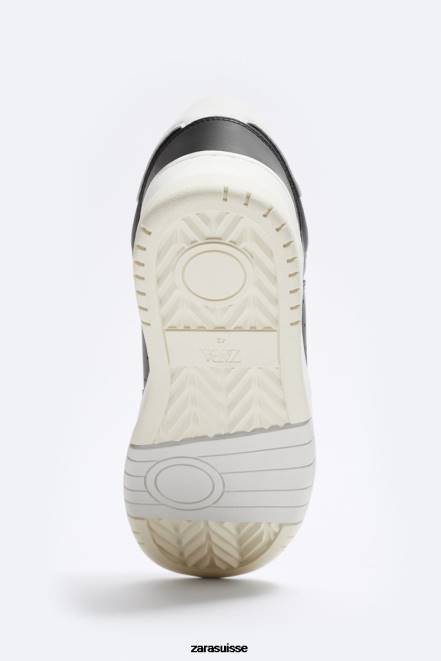 Zara chaussure P66V1265 Hommes grosses baskets noir